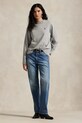 Дрехи Памучна блуза с дълги ръкави Polo Ralph Lauren 211967105 сив