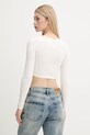 Tommy Jeans hosszú ujjú DW0DW20909 bézs AW25