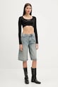 Tommy Jeans longsleeve DW0DW20909 negru AW25