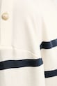 Tommy Hilfiger longsleeve bawełniany WW0WW45760 beżowy