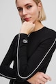Odzież Karl Lagerfeld longsleeve A3W17007 czarny