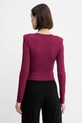Odzież Simona Corsellini longsleeve A25CPTS00101 bordowy