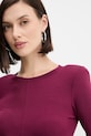 Simona Corsellini longsleeve bordowy A25CPTS00101