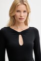Guess longsleeve JOEY negru W5YP33.KACM2