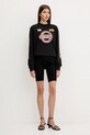 Guess Originals longsleeve bawełniany M5YI56.K8FQ4 czarny AW25