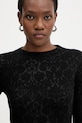 Pinko camicetta con lana nero 105697.A2TW