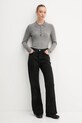 United Colors of Benetton sweter z dodatkiem wełny 102HD301H szary AW25