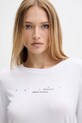 Armani Exchange longsleeve bawełniany biały XW001360.AF10356