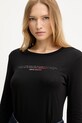 Armani Exchange longsleeve bawełniany czarny XW001360.AF10356