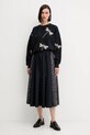 Forte Forte bluza 14041.my.tshirt czarny AW25