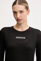 Calvin Klein Performance longsleeve treningowy czarny LVGWF5K201