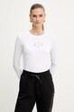 Armani Exchange longsleeve aplikacja biały XW001365.AF16294