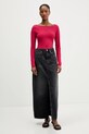 Tommy Jeans longsleeve DW0DW21548 różowy NC25