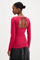 Odzież Tommy Jeans longsleeve DW0DW21548 różowy