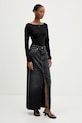 Μακρυμάνικο Tommy Jeans DW0DW21548 μαύρο NC25
