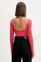 Odzież Tommy Jeans body DW0DW21574 różowy