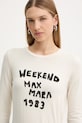 Weekend Max Mara longsleeve RENOIR beżowy 2525946032600
