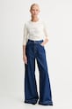 Tričko s dlouhým rukávem Weekend Max Mara RENOIR 2525946032600 béžová AW25