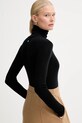 Weekend Max Mara longsleeve z dodatkiem wełny TESEO czarny 2525946052600