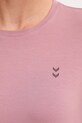 Hummel longsleeve do jogi różowy 230449