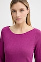 Bavlněné tričko s dlouhým rukávem Marc O'Polo růžová 506226152199