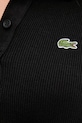 Pamučna majica dugih rukava Lacoste DF5281 crna