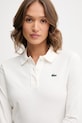 Majica dugih rukava Lacoste bež PF4567