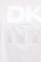 Памучна блуза с дълги ръкави Dkny DJ5T1488 бял