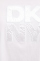 Dkny longsleeve din bumbac DJ5T1488 alb