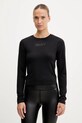 Dkny hosszú ujjú elasztánnal fekete DP5T1181