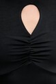 Sisley camicia a maniche lunghe 35B8L107V nero