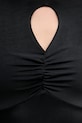 Sisley camicia a maniche lunghe 35B8L107V nero