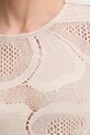 Sisley sweter 3IIDL107T beżowy