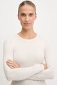 New Balance longsleeve treningowy beżowy WT53133PEF