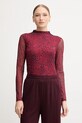 Marc Aurel longsleeve wzorzyste czerwony 7696.7001.73891