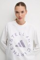 adidas by Stella McCartney longsleeve din bumbac alb JM3680