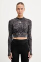 adidas by Stella McCartney edzős hosszú ujjú TruePurpose elasztánnal barna JW4567
