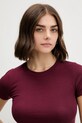 Hollister Co. t-shirt bordowy KI339.5204.520