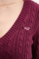 Hollister Co. sweter KI350.5138.520 bordowy