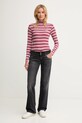 Pepe Jeans longsleeve PL5000039 różowy AW25