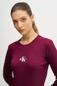 Calvin Klein Jeans longsleeve fioletowy LV047A803G