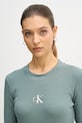 Calvin Klein Jeans longsleeve zielony LV047A803G