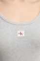 Tričko s dlhým rukávom Calvin Klein Jeans LV047D218G sivá
