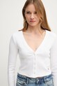 Calvin Klein Jeans kardigan biały LV047C204G
