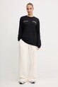 P.E Nation longsleeve bawełniany Surge 253L110 granatowy AW25