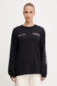 Odzież P.E Nation longsleeve bawełniany Surge 253L110 granatowy