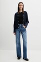 Tommy Hilfiger t-shirt WW0WW47308 czarny AW25