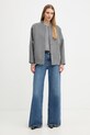 MAX&Co. longsleeve z dodatkiem wełny 2526946014200 szary AW25