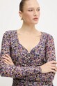 Blúzka Liu Jo fialová MF5081.J3821