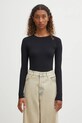 MM6 Maison Margiela body x MM6 Wardro okrągły czarny S52NA0064.S20518.900